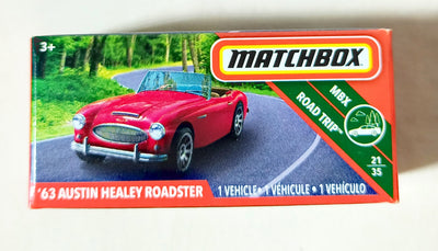 Matchbox 2018 Power Grabs '63 Austin Healey Roadster MBX Road Trip - TulipStuff