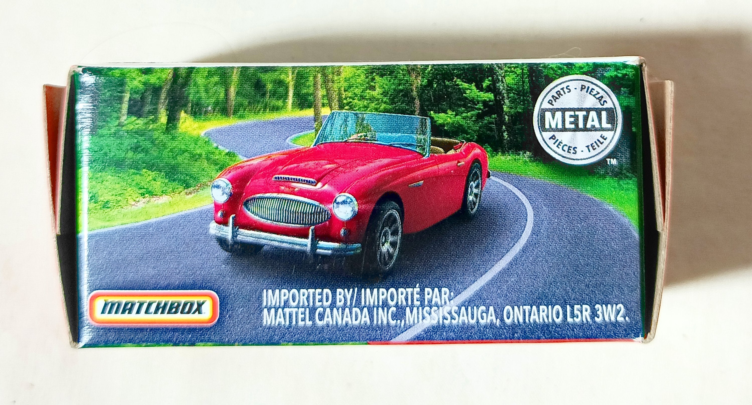 Matchbox 2018 Power Grabs '63 Austin Healey Roadster MBX Road Trip