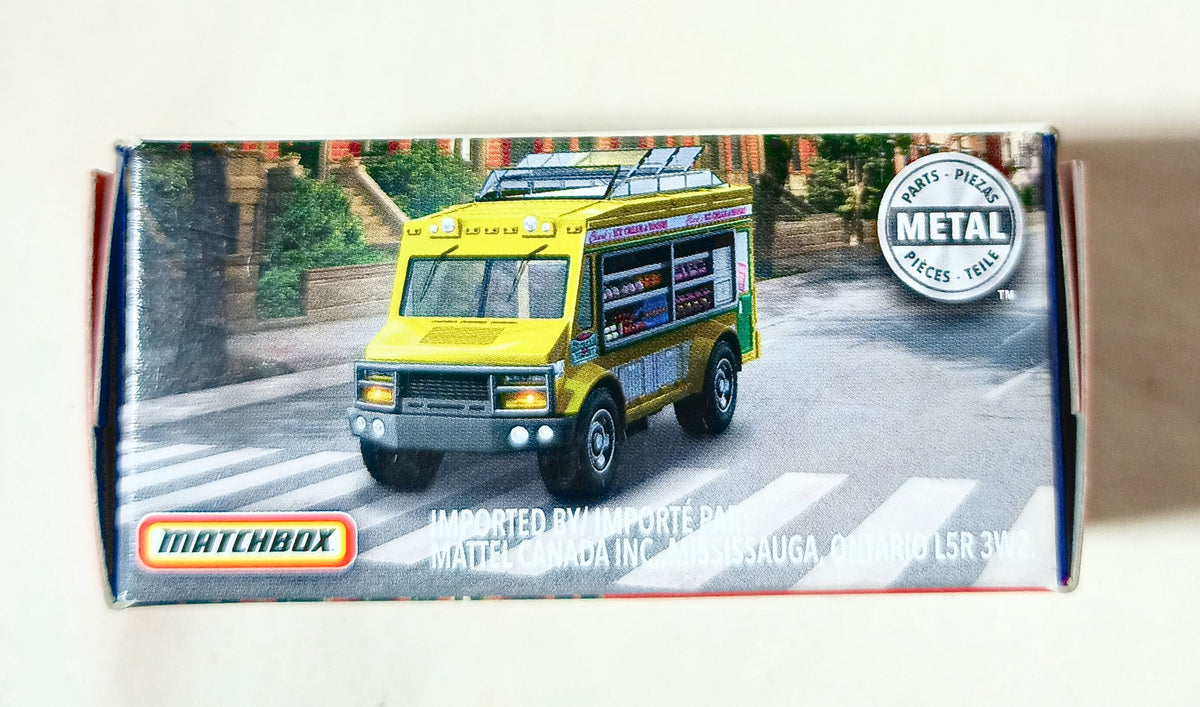 Matchbox 2018 Power Grabs Chow Mobile Food Truck MBX Service Yellow - TulipStuff