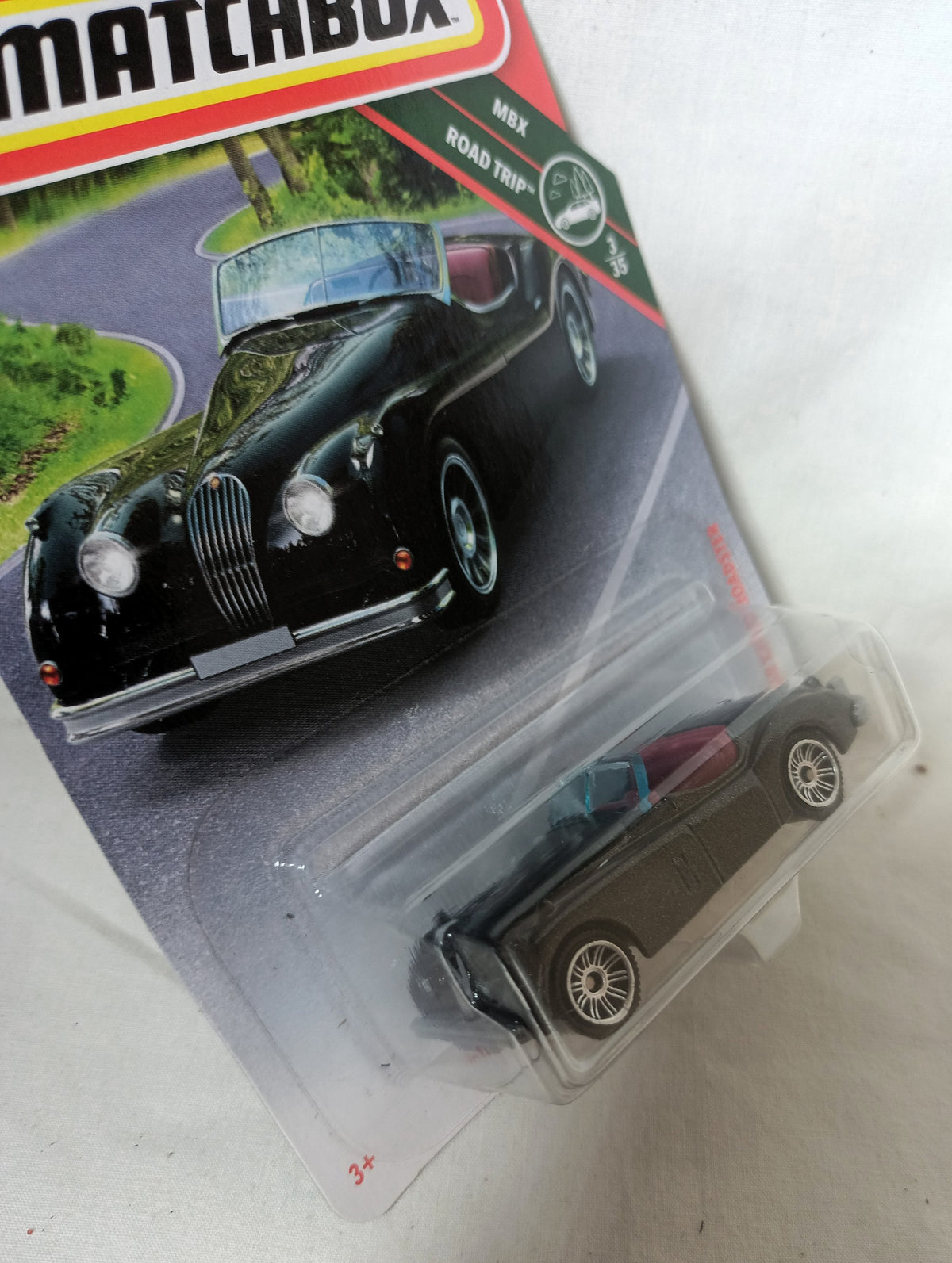 Matchbox MB3 '56 Jaguar XK140 Roadster MBX Road Trip 2018 - TulipStuff