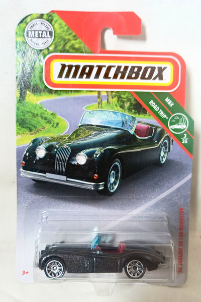 Matchbox MB3 '56 Jaguar XK140 Roadster MBX Road Trip 2018 - TulipStuff