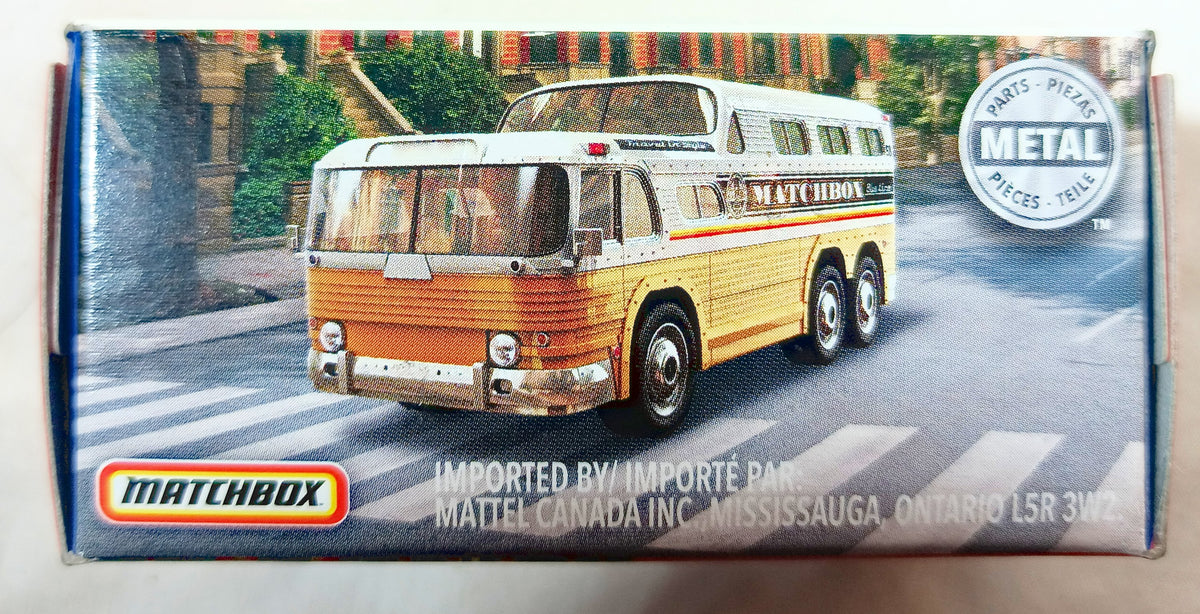 Matchbox 2018 Power Grabs '55 GMC Scenic Cruiser Bus MBX Service - TulipStuff
