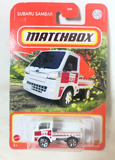 Matchbox MB43 Subaru Sambar Kei Truck Postal Services MBX HWY 2022 - TulipStuff