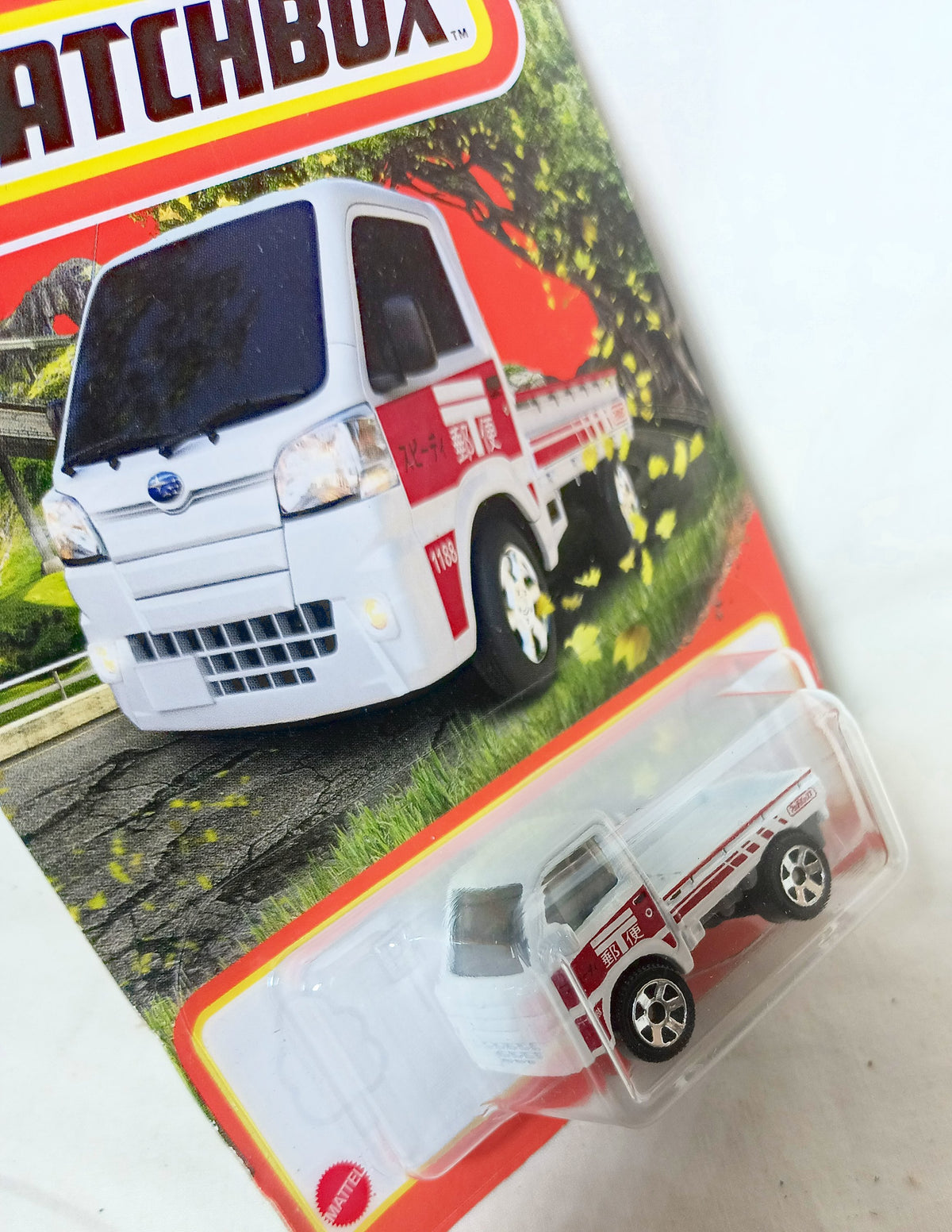 Matchbox MB43 Subaru Sambar Kei Truck Postal Services MBX HWY 2022 - TulipStuff