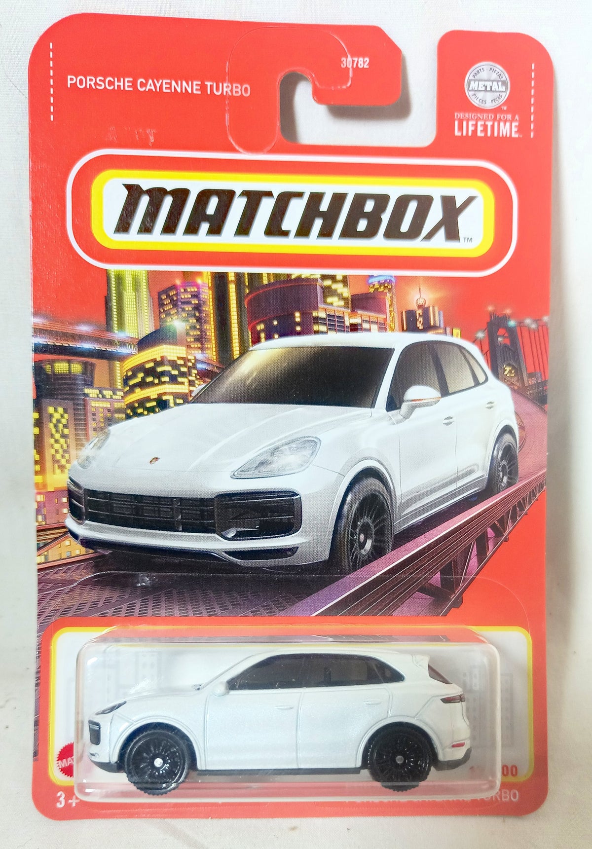 Matchbox MB27 Porsche Cayenne Turbo SUV MBX Metro White 2024 - TulipStuff