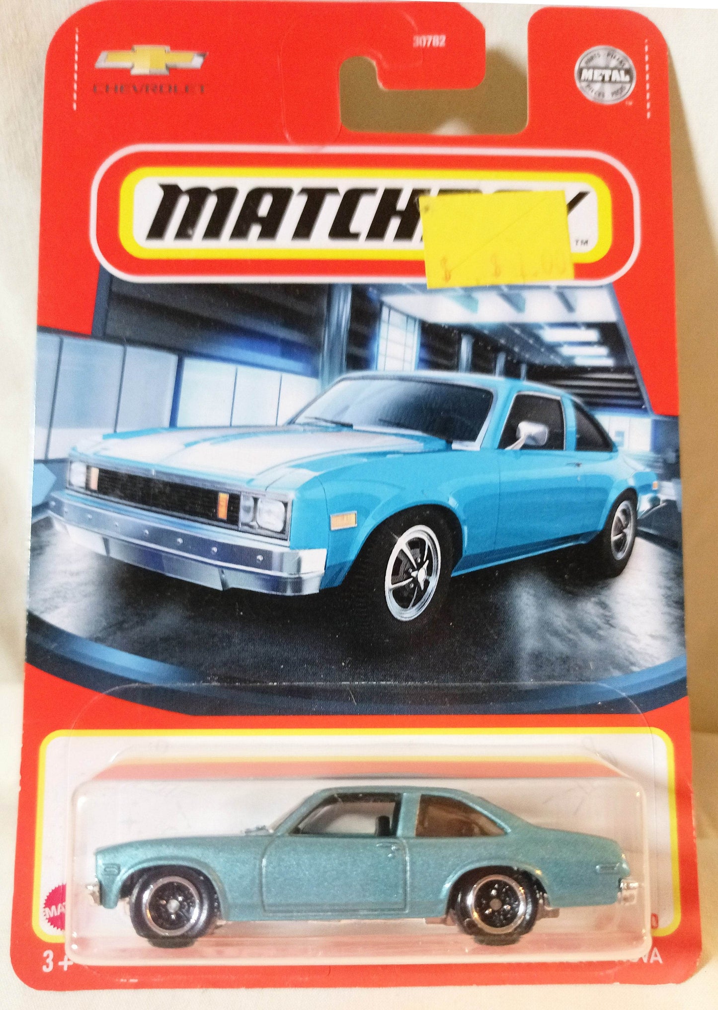 Matchbox #22 1979 Chevy Nova Chevrolet MBX Showroom 2021 - TulipStuff