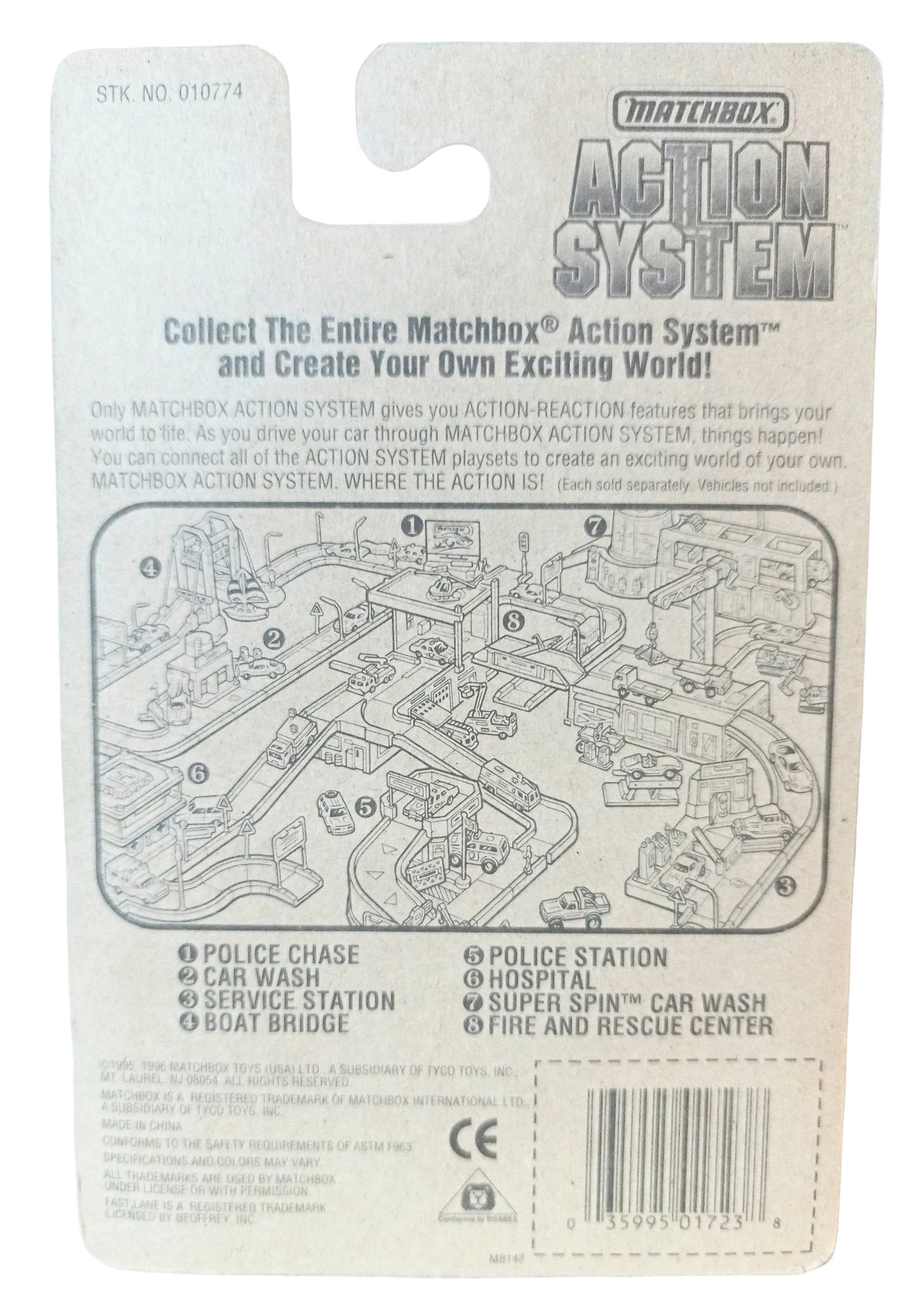 Matchbox #23 Volvo Container Truck Get In The Fast Lane 1996 - TulipStuff