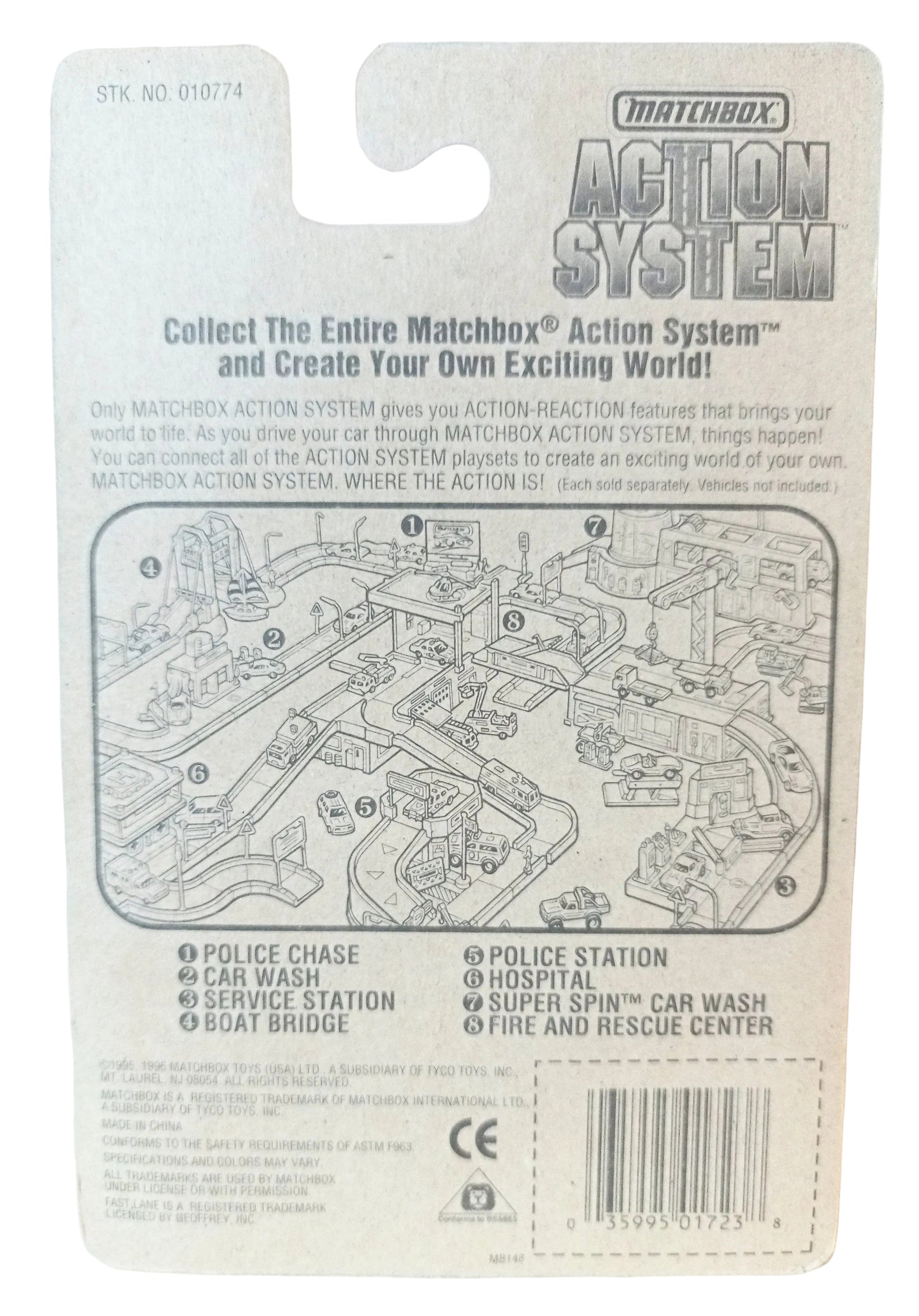 Matchbox #23 Volvo Container Truck Get In The Fast Lane 1996 - TulipStuff