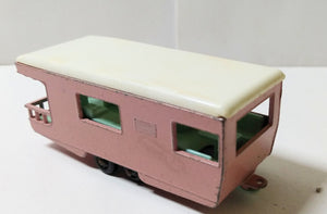 Lesney Matchbox 23 Trailer Caravan RV Camper Pink England 1965 - TulipStuff