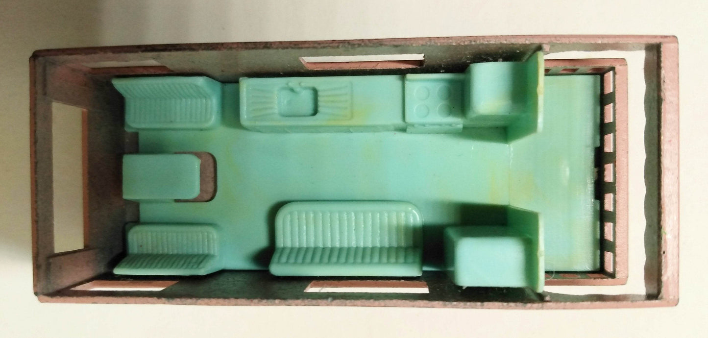 Lesney Matchbox 23 Trailer Caravan RV Camper Pink England 1965 - TulipStuff