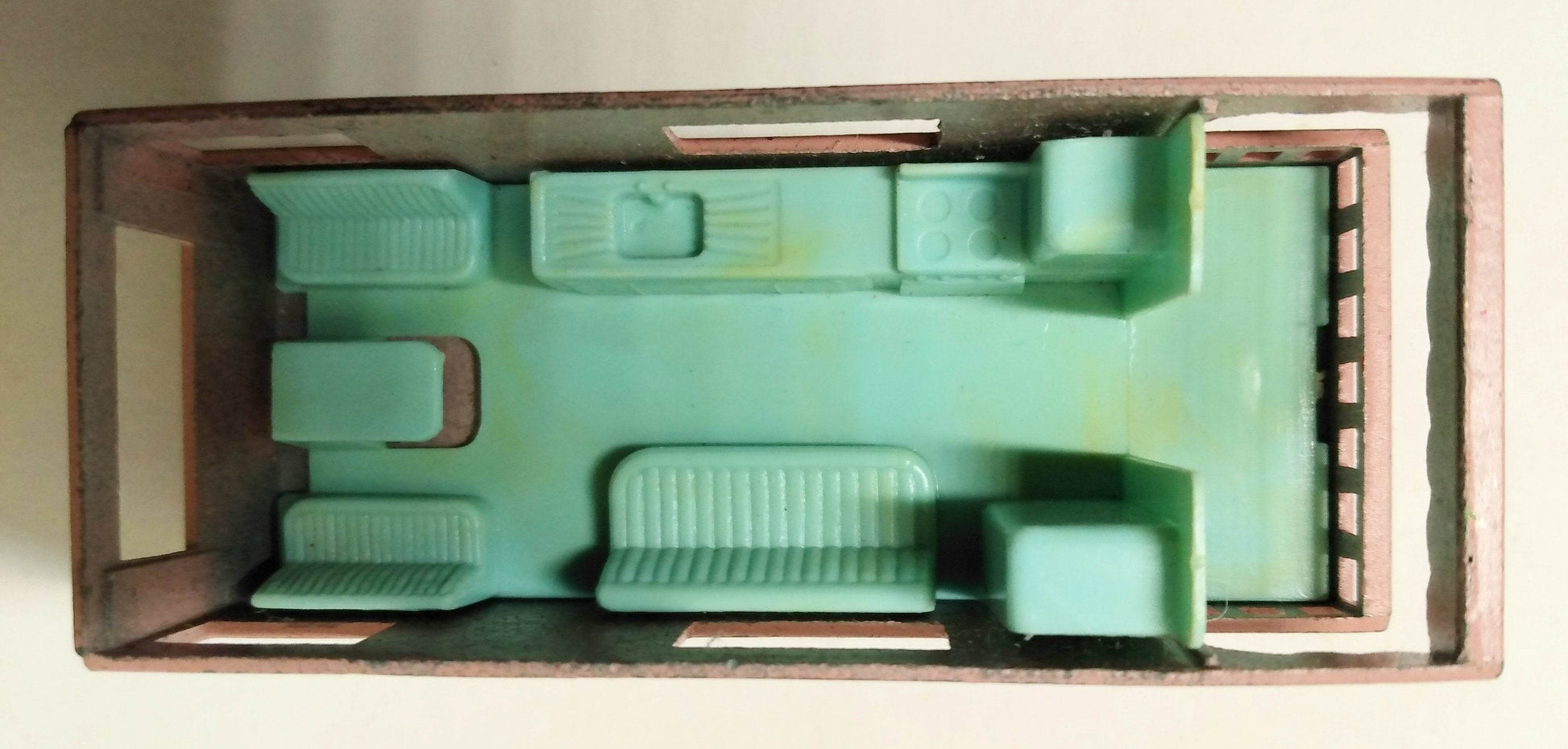 Lesney Matchbox 23 Trailer Caravan RV Camper Pink England 1965 - TulipStuff