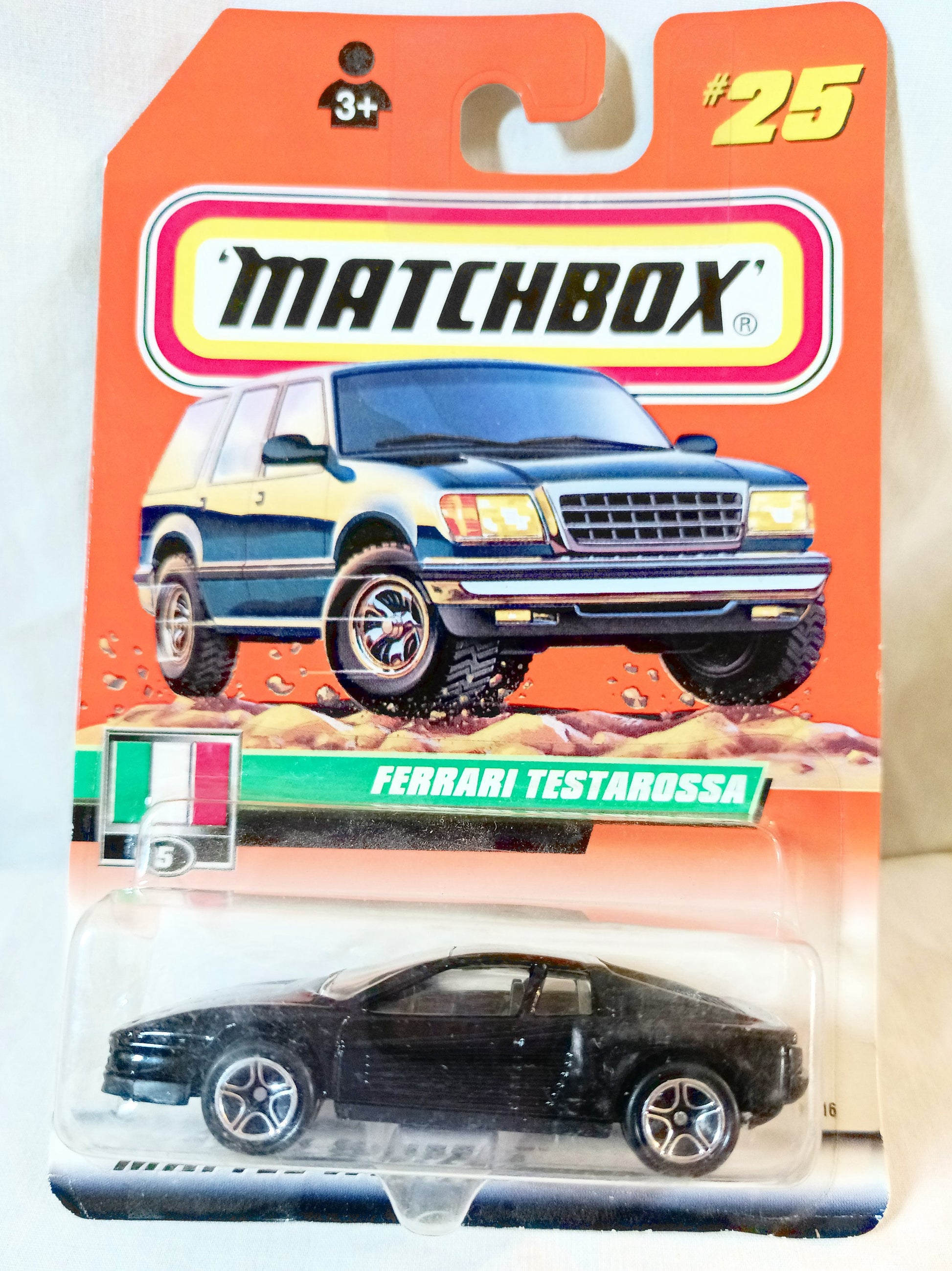 Matchbox 25 Italian Stars Ferrari Testarossa Sports Car 2000 - TulipStuff