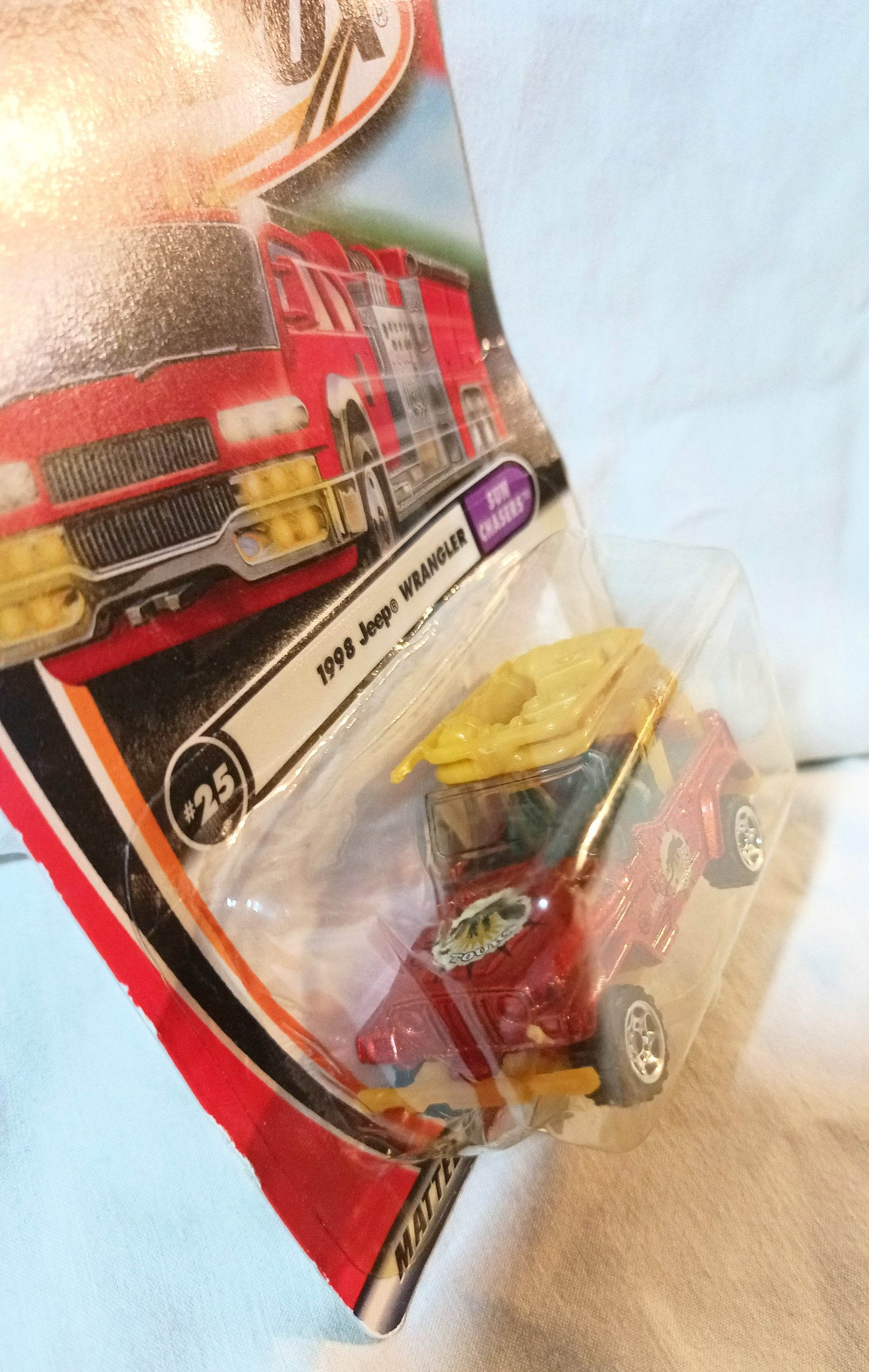 Matchbox 25 1998 Jeep Wrangler Sun Crashers - TulipStuff