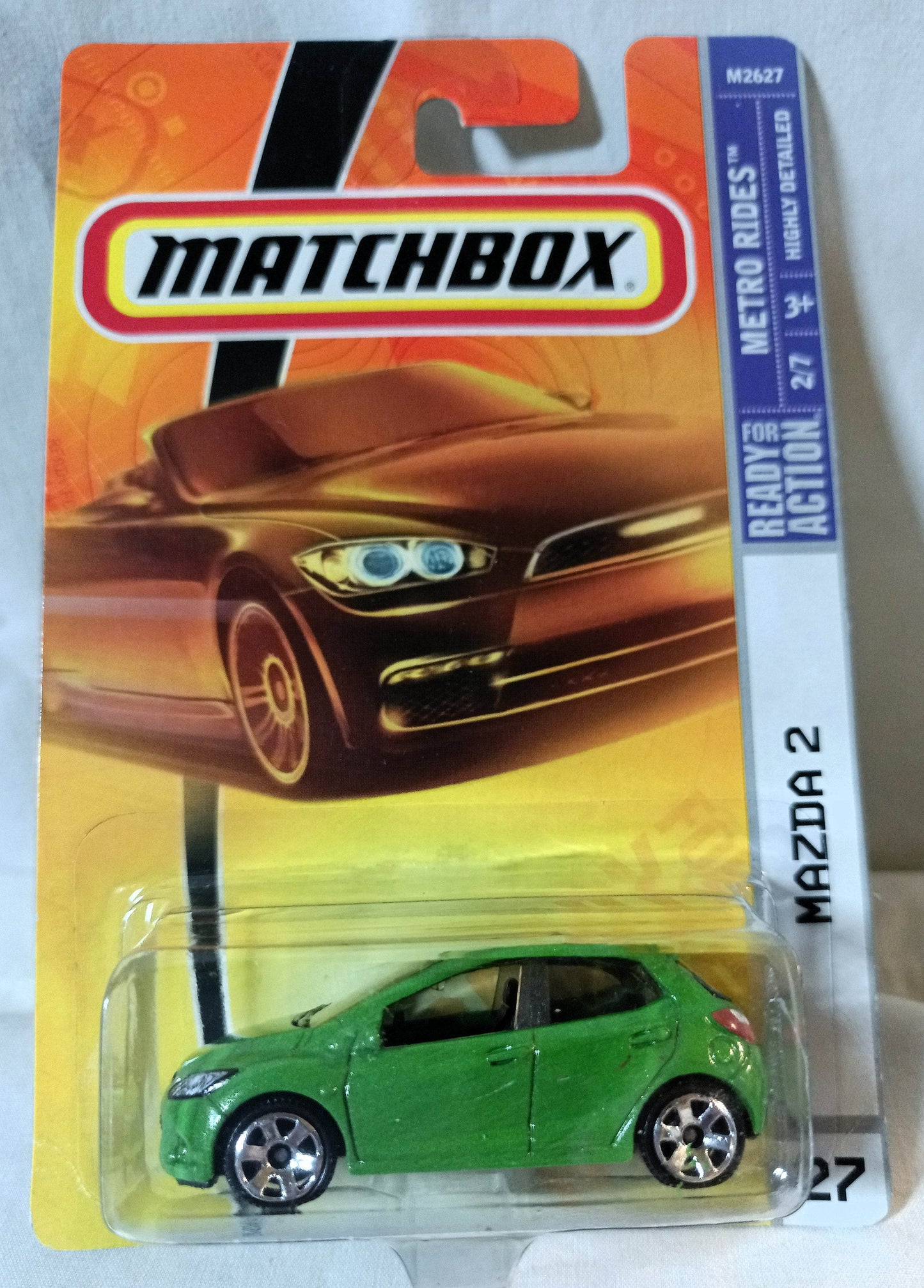 Matchbox #27 Mazda 2 Metro Rides Green 2008 - TulipStuff