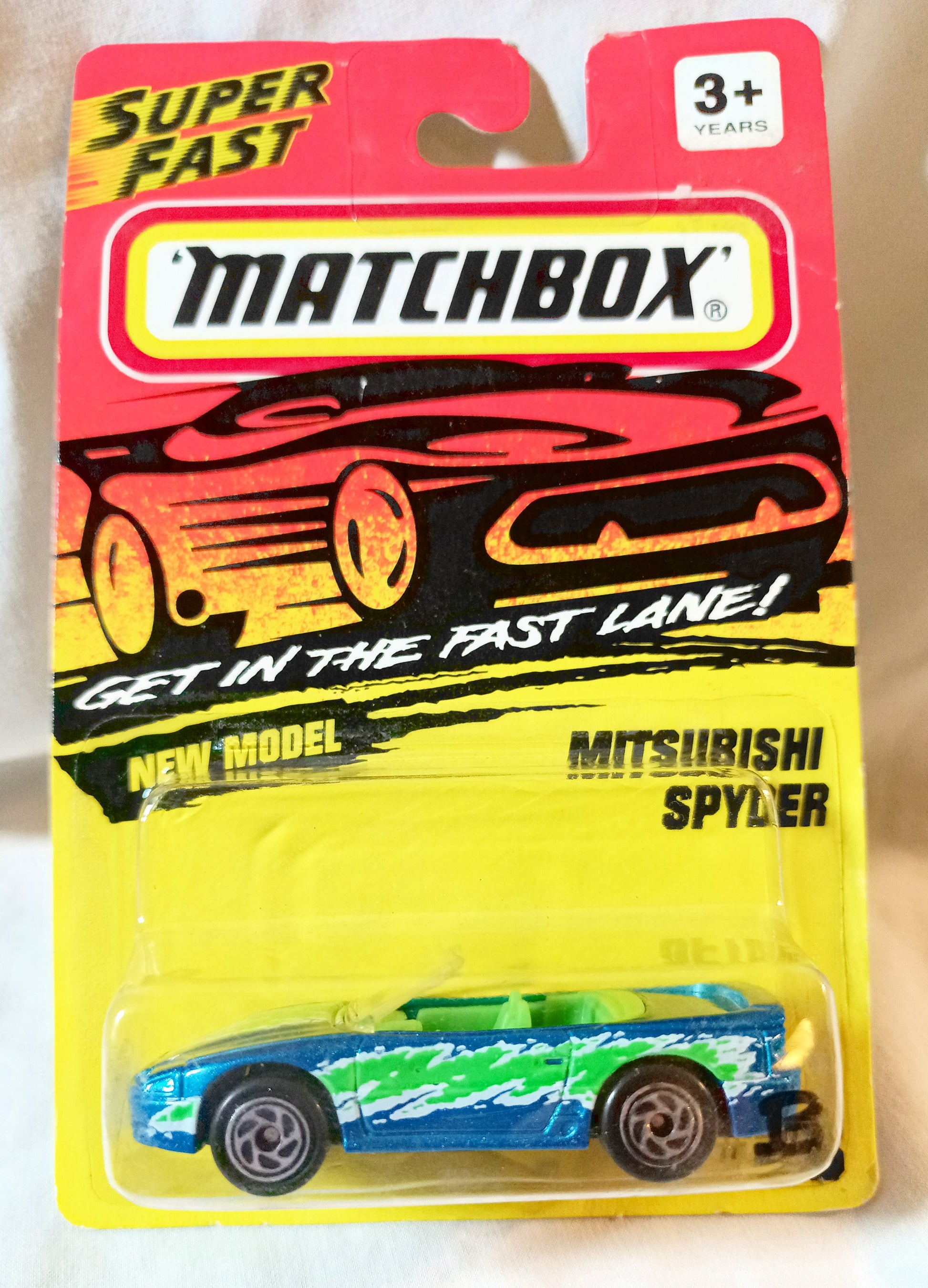 Matchbox #28 Mitsubishi 3000GT Spyder Convertible 1995 - TulipStuff