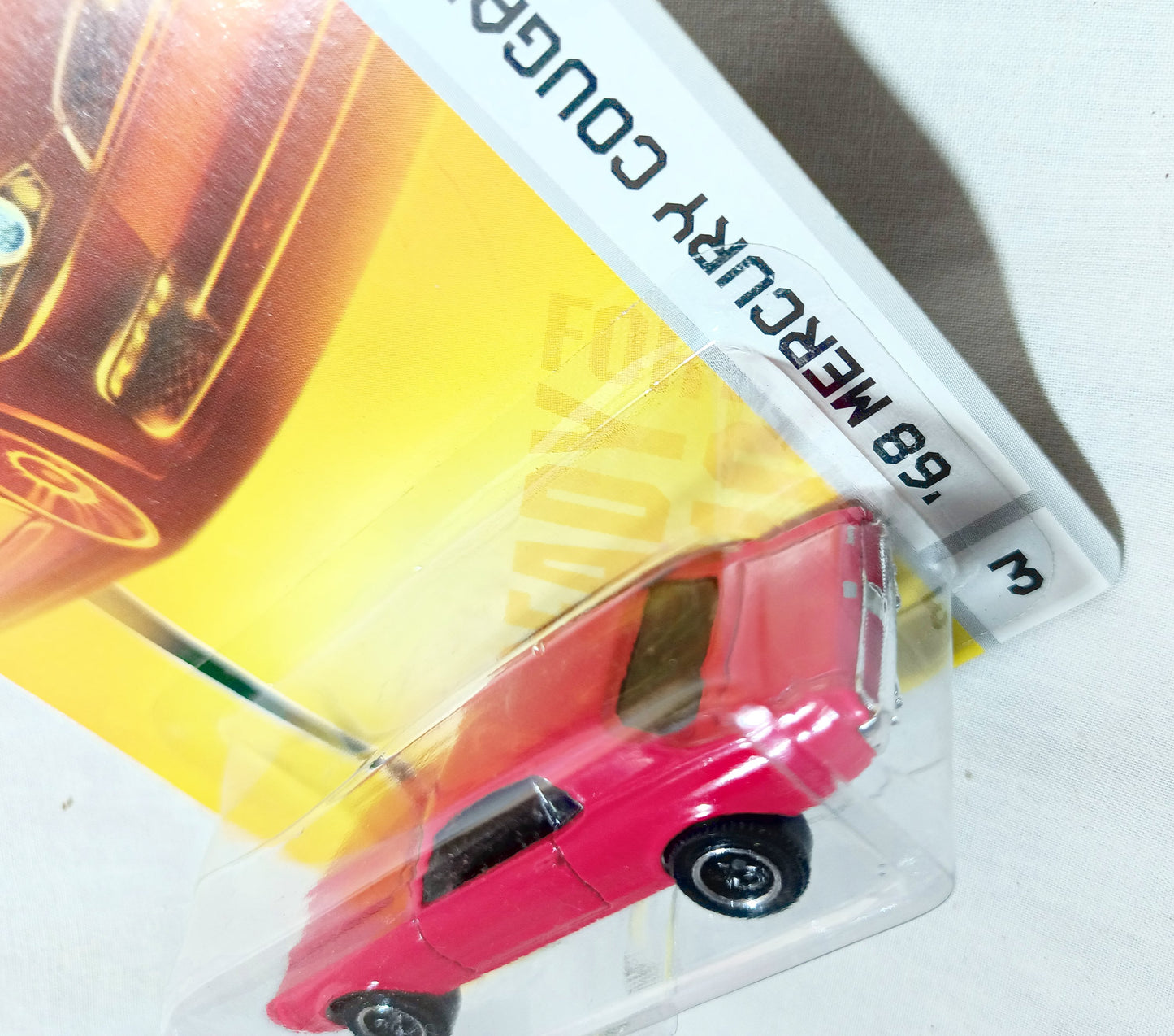 Matchbox #3 '68 Mercury Cougar Heritage Classics Series 2008 Red - TulipStuff