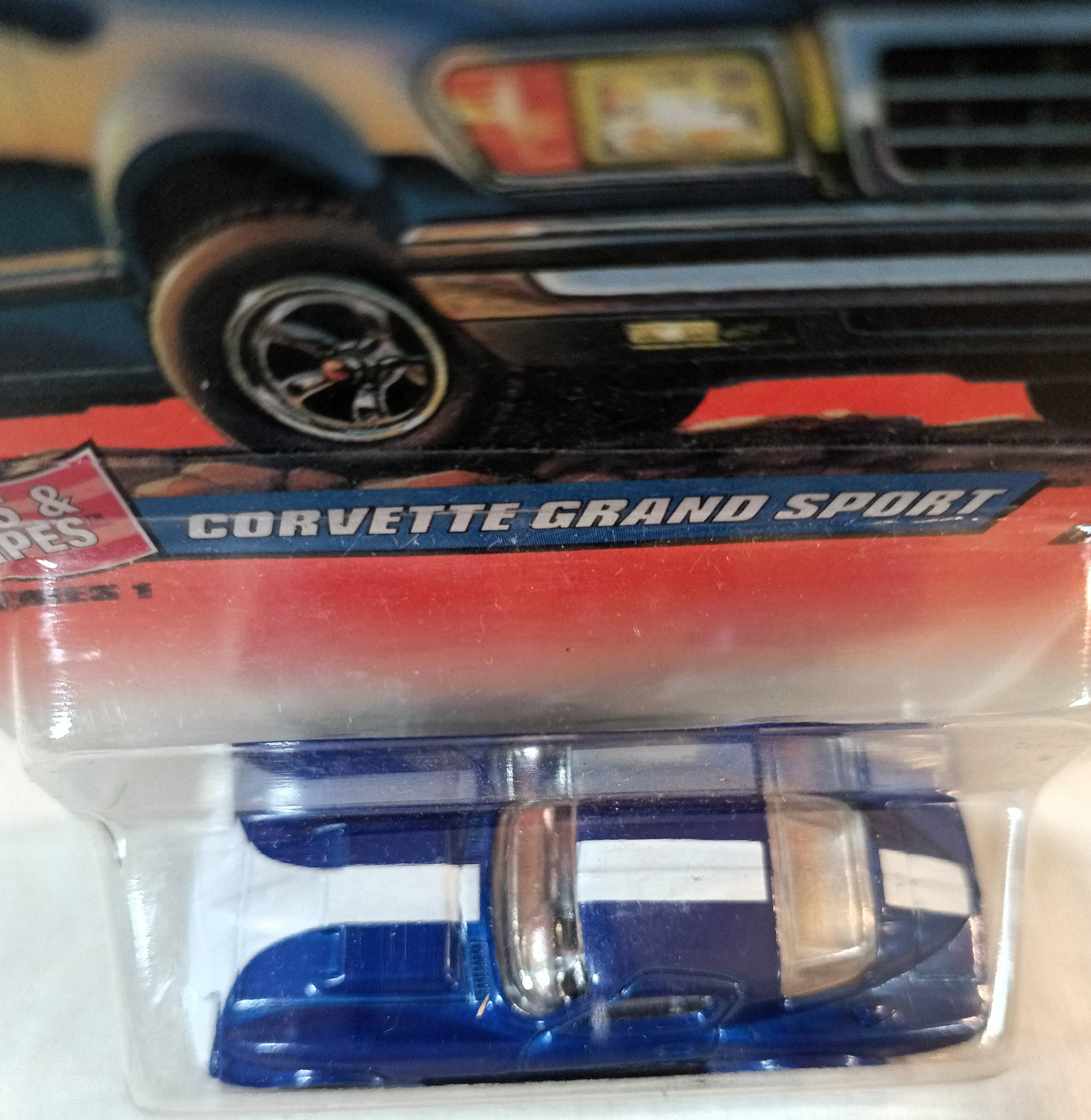 Matchbox #3 Chevrolet Corvette Grand Sport Stars and Stripes 1998 - TulipStuff
