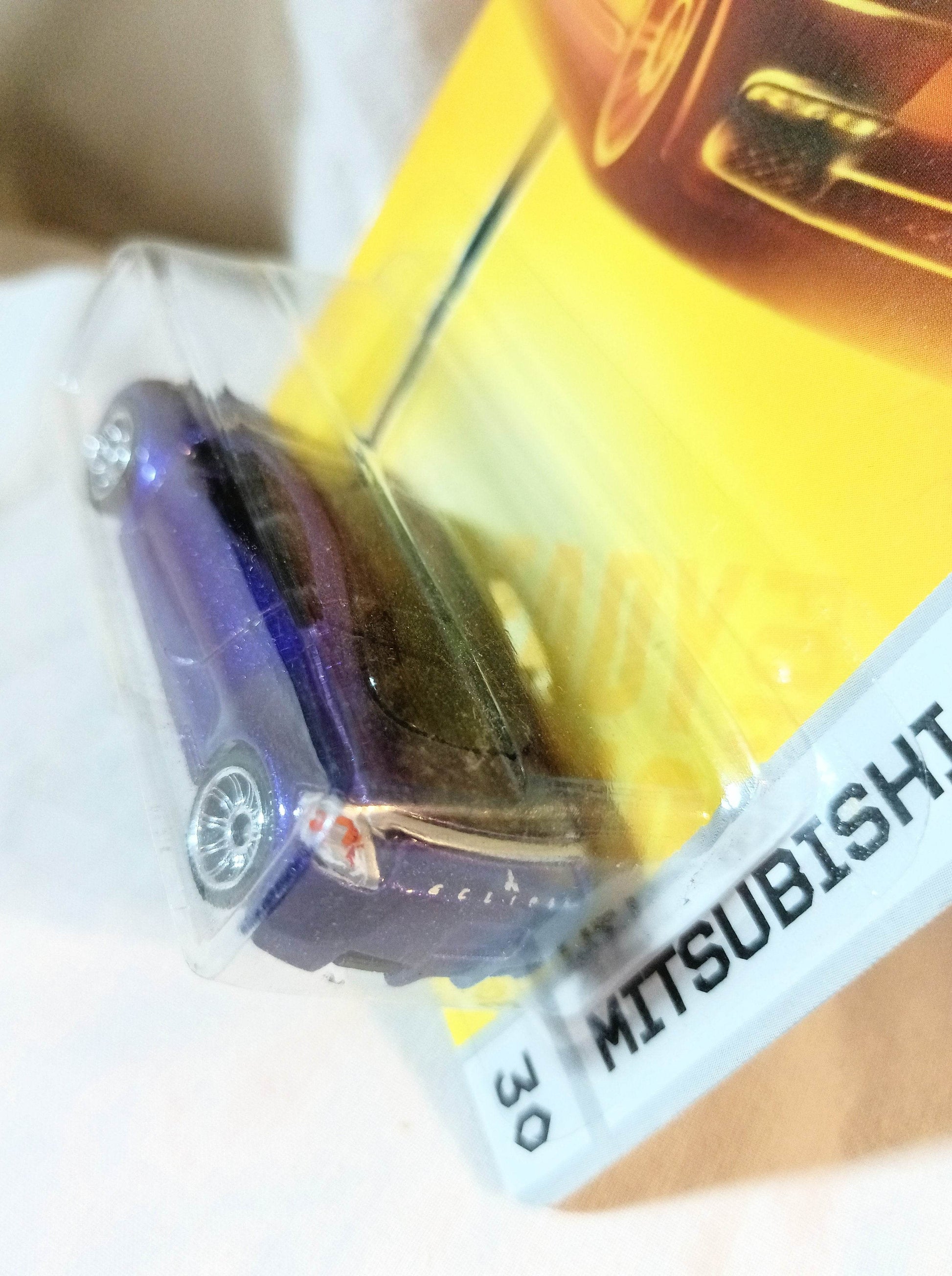 Matchbox #30 Mitsubishi Eclipse Metro Rides Purple 2008 - TulipStuff