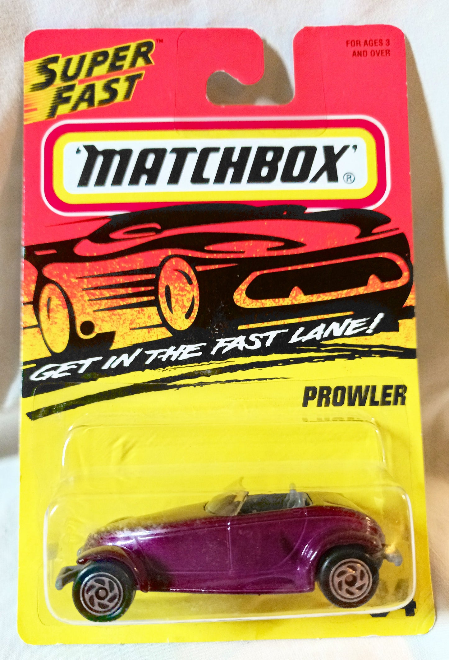 Matchbox #34 Plymouth Prowler Concept Vehicle Purple Grille 1995 - TulipStuff