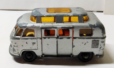 Lesney Matchbox 34 Volkswagen Camper England 1967 high roof - TulipStuff