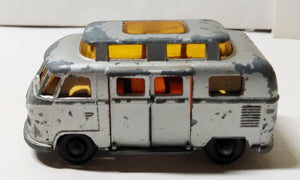 Lesney Matchbox 34 Volkswagen Camper England 1967 high roof - TulipStuff