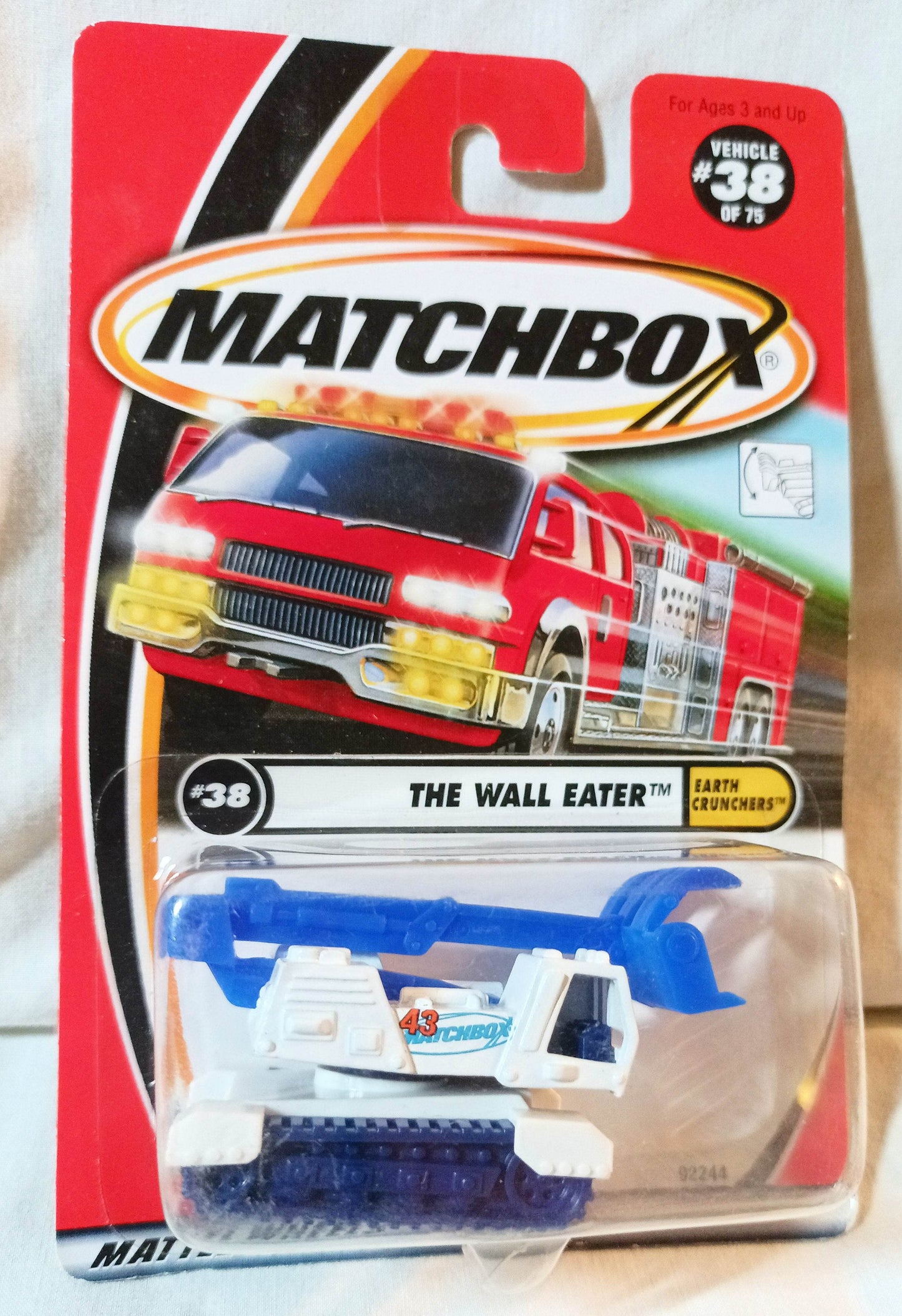 Matchbox 38 The Wall Eater Demolition Machine Earth Crunchers 2001 - TulipStuff
