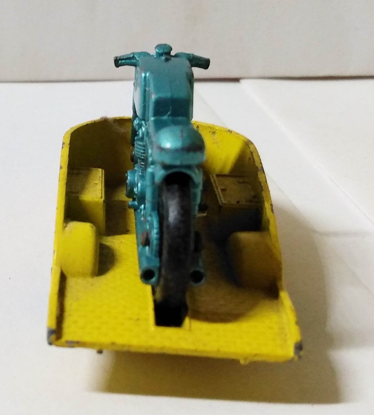Lesney Matchbox no. 38 Honda Motorcycle and Trailer 1967 England - TulipStuff