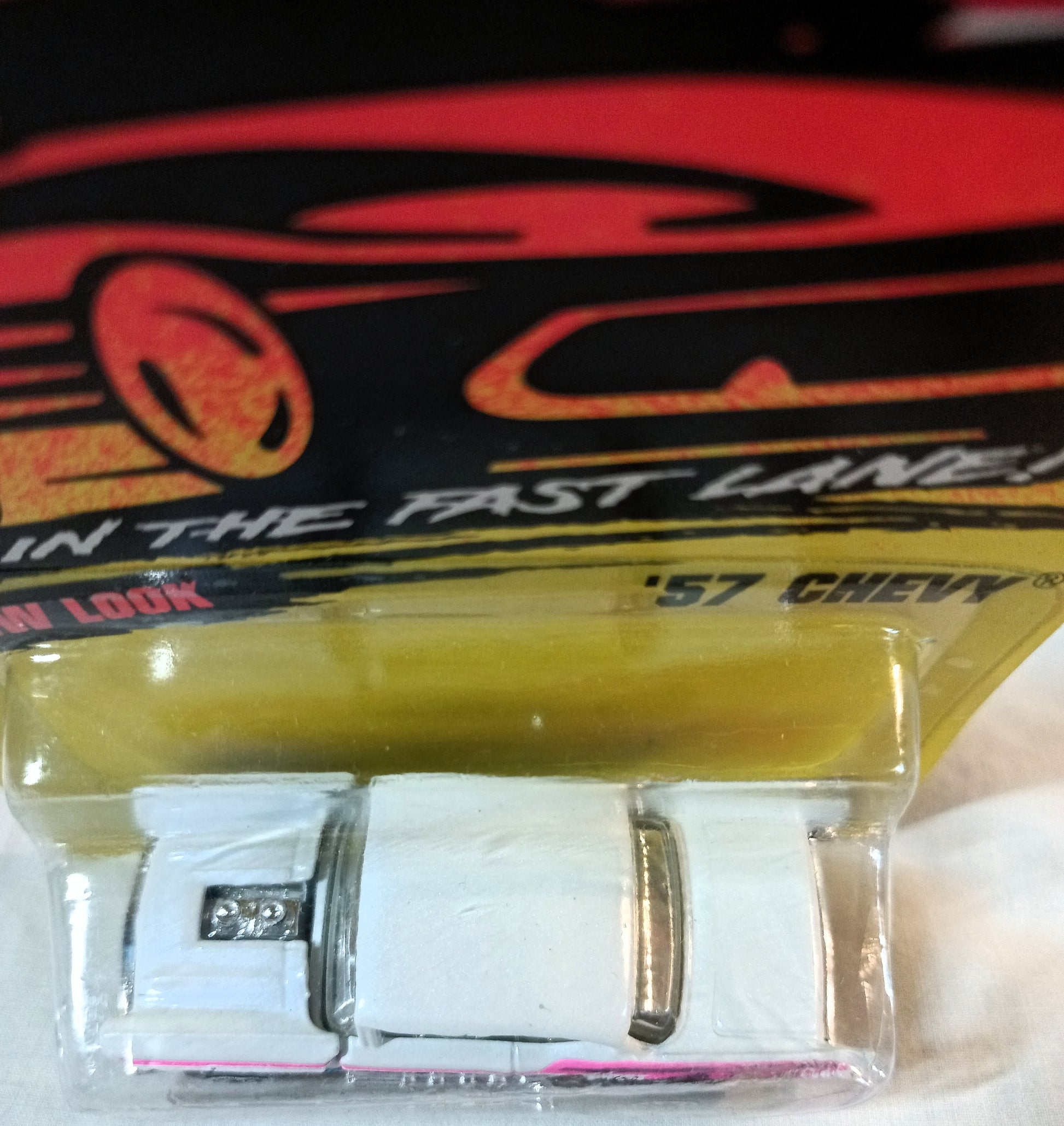 Matchbox #4 '57 Chevy Bel Air White Superfast 1996 - TulipStuff