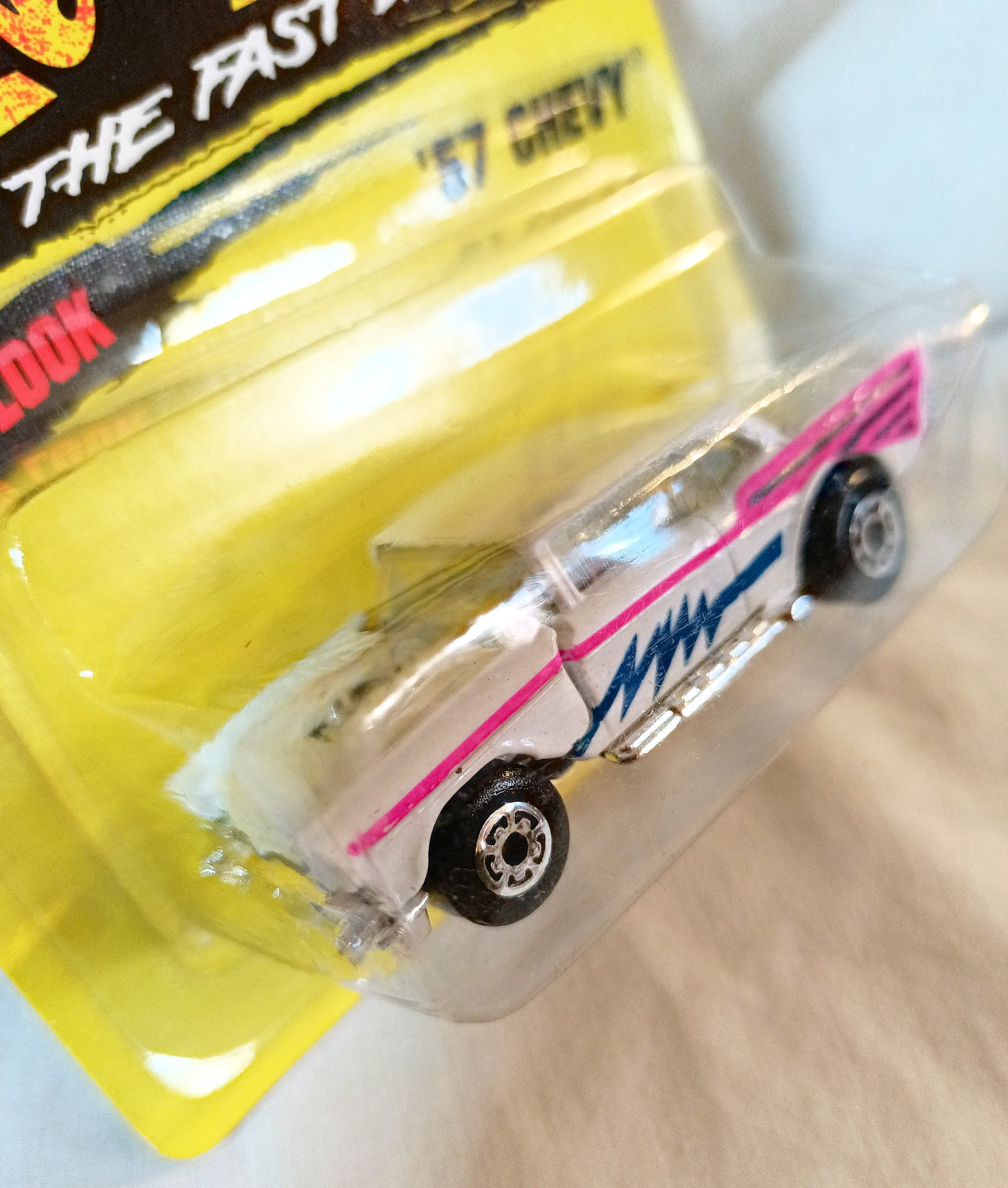 Matchbox #4 '57 Chevy Bel Air White Superfast 1996 - TulipStuff
