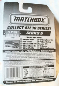 Matchbox #40 Ford '68 Mustang Cobra Jet Classic Decades Series 1998 - TulipStuff