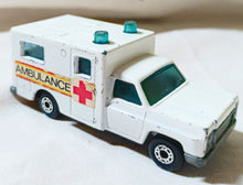 Load image into Gallery viewer, Lesney Matchbox 41 Chevrolet Ambulance Red Cross England 1978 - TulipStuff
