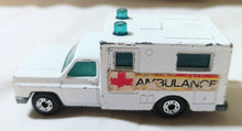 Load image into Gallery viewer, Lesney Matchbox 41 Chevrolet Ambulance Red Cross England 1978 - TulipStuff
