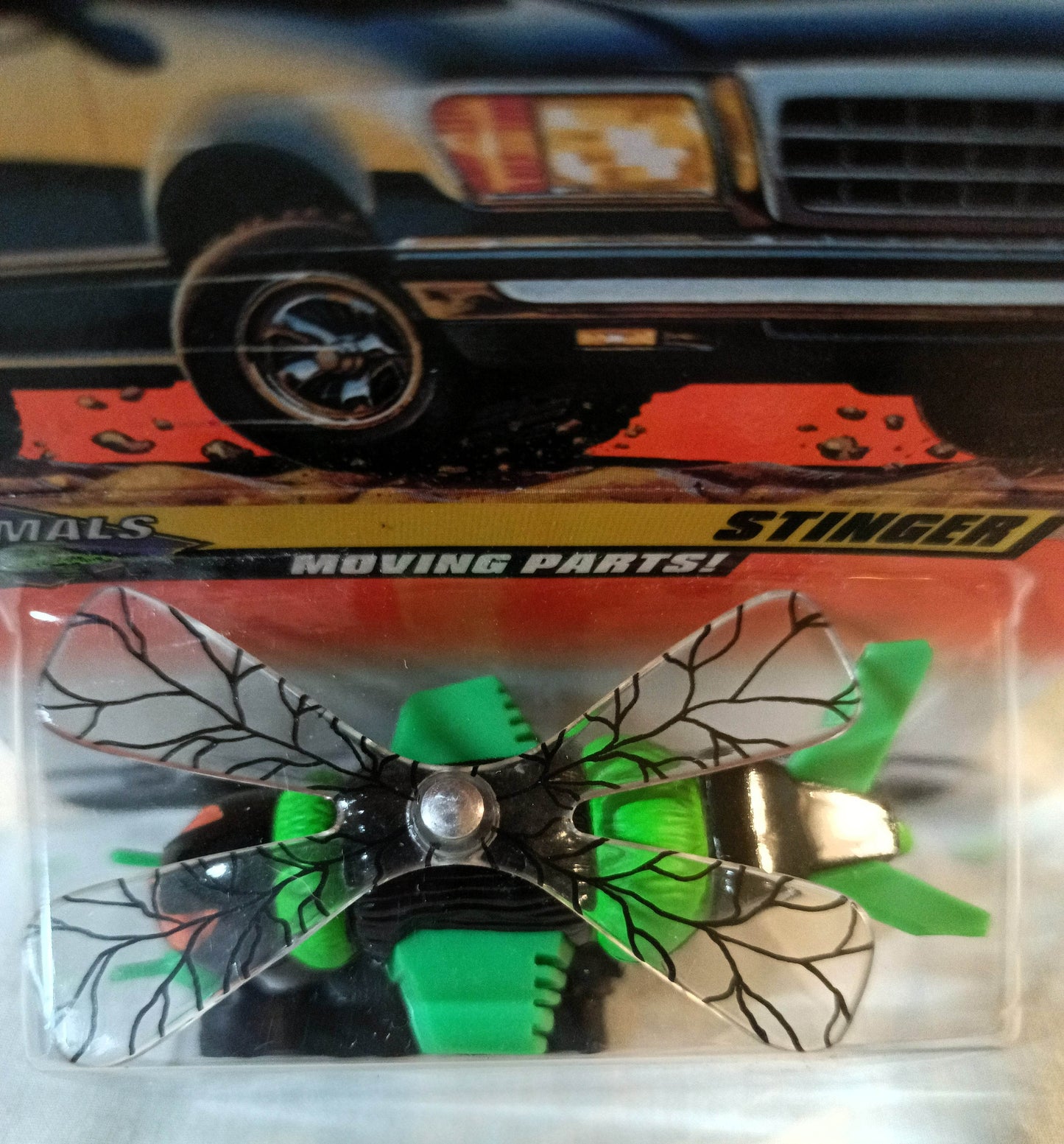 Matchbox #41 Stinger Bumble Bee Helicopter Animals Series 1998 - TulipStuff