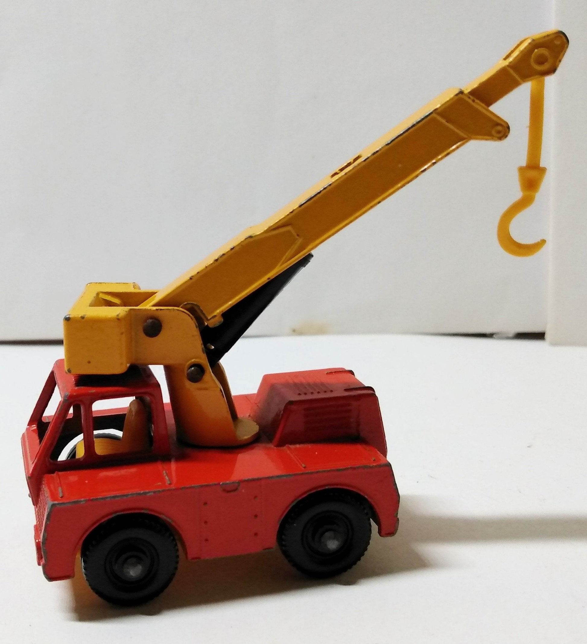 Lesney Matchbox 42 Iron Fairy Crane Construction Toy England 1969 - TulipStuff