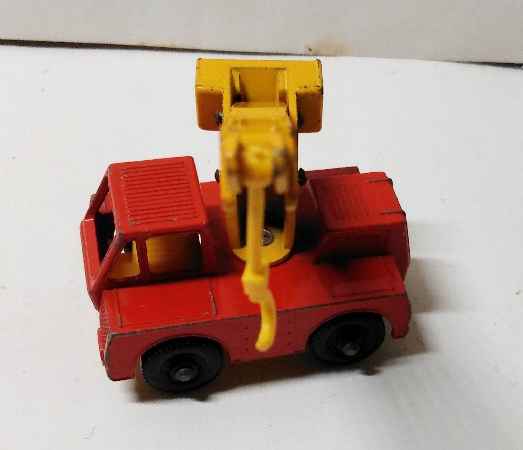Lesney Matchbox 42 Iron Fairy Crane Construction Toy England 1969 - TulipStuff