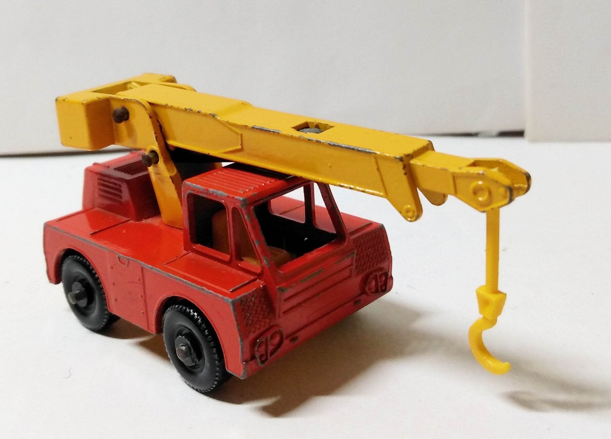 Lesney Matchbox 42 Iron Fairy Crane Construction Toy England 1969 - TulipStuff