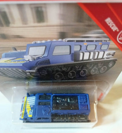 Matchbox MB44 RSQ-18 Tank MBX Rescue Blue 2019 - TulipStuff