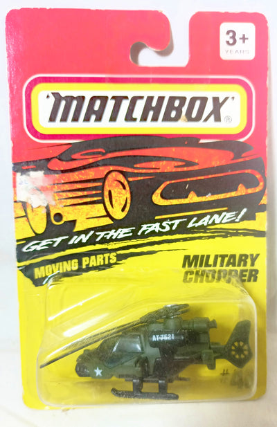 Matchbox 46 Military Chopper Mission Helicopter Olive Green 1996 - TulipStuff