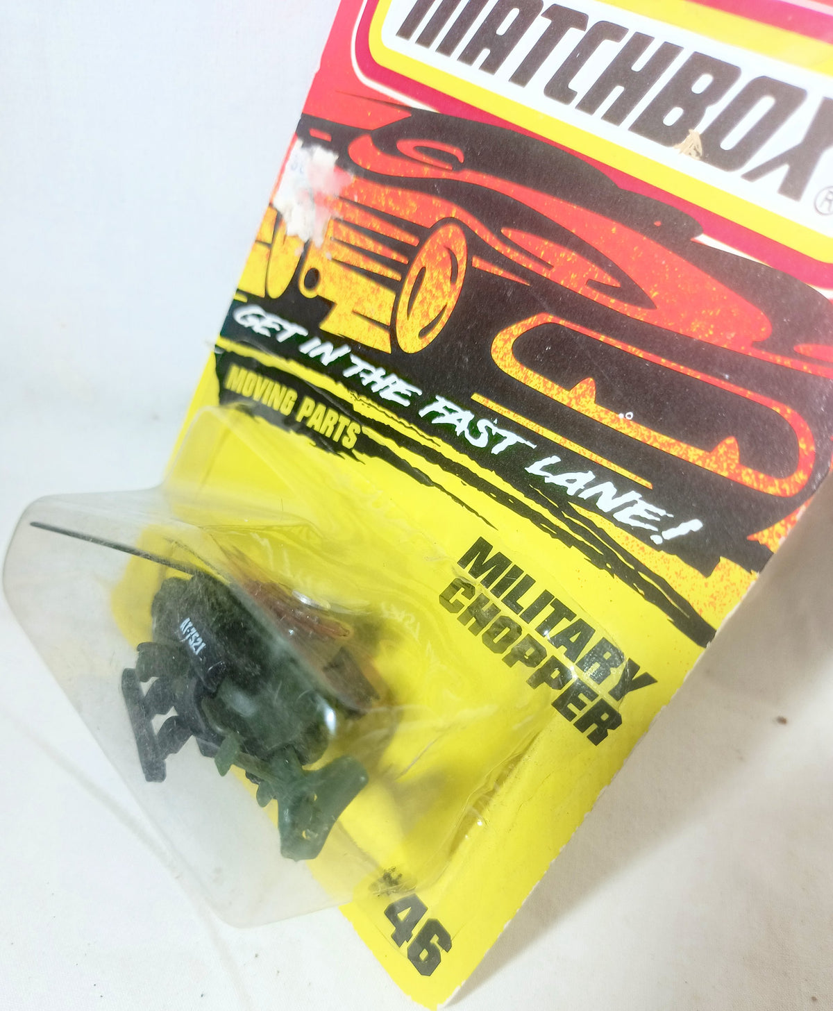 Matchbox 46 Military Chopper Mission Helicopter Olive Green 1996 - TulipStuff