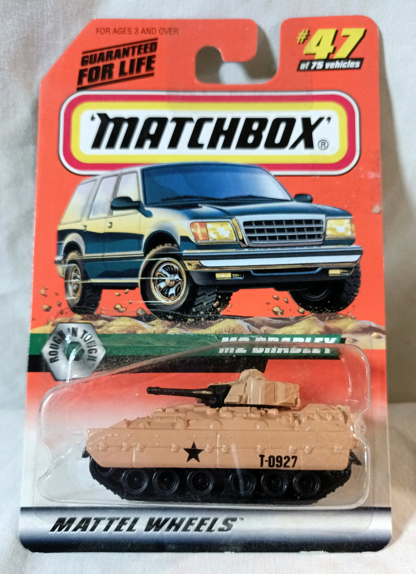 Matchbox #47 M2 Bradley Tank Rough 'N Tough Army Military 1998 - TulipStuff