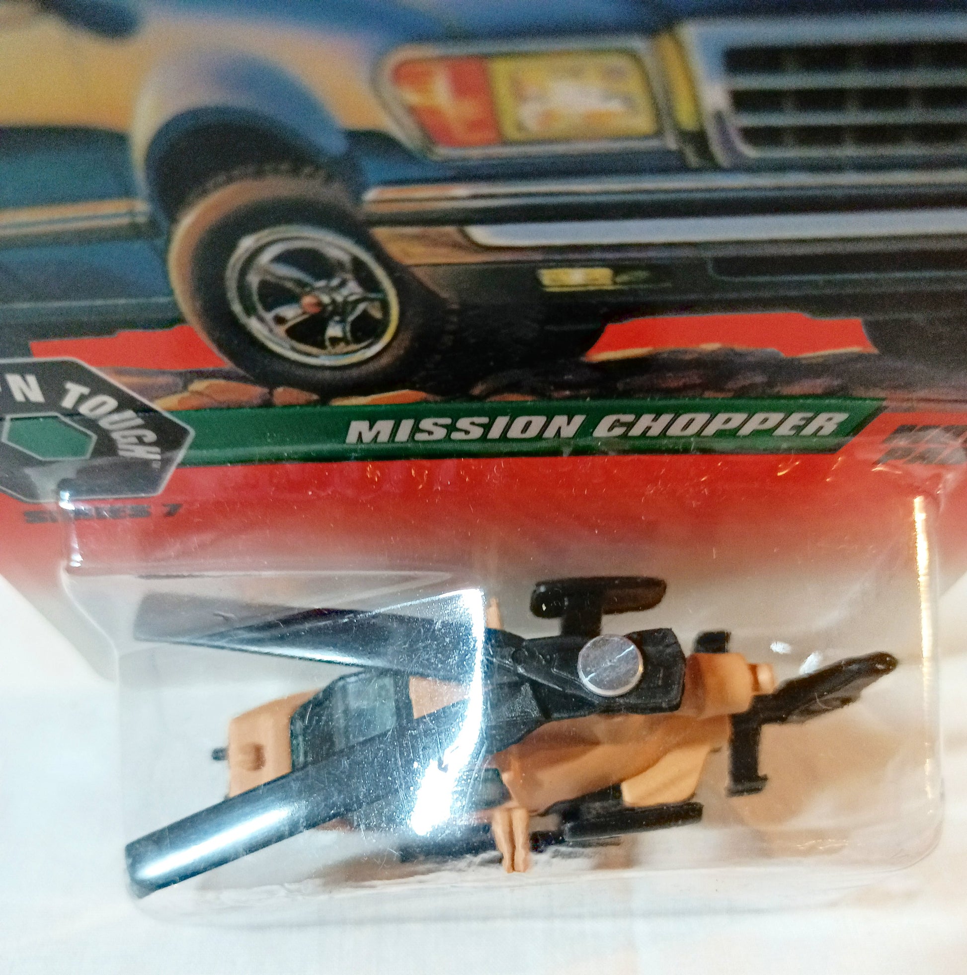 Matchbox 49 Mission Chopper Military Helicopter Rough N Tough 1998 - TulipStuff
