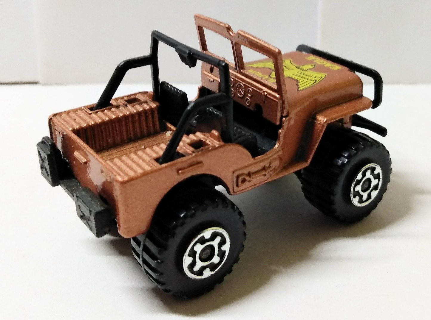 Lesney Matchbox no. 5 4x4 Jeep Off-Road Golden Eagle England 1981 - TulipStuff
