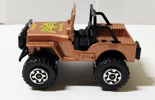 Lesney Matchbox no. 5 4x4 Jeep Off-Road Golden Eagle England 1981 - TulipStuff