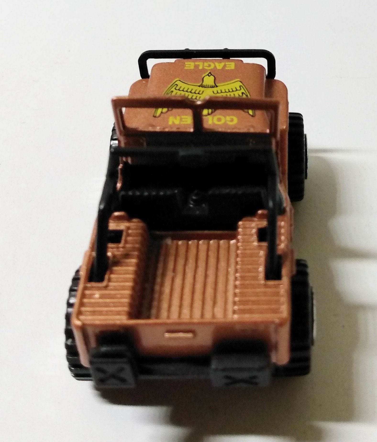 Lesney Matchbox no. 5 4x4 Jeep Off-Road Golden Eagle England 1981 - TulipStuff