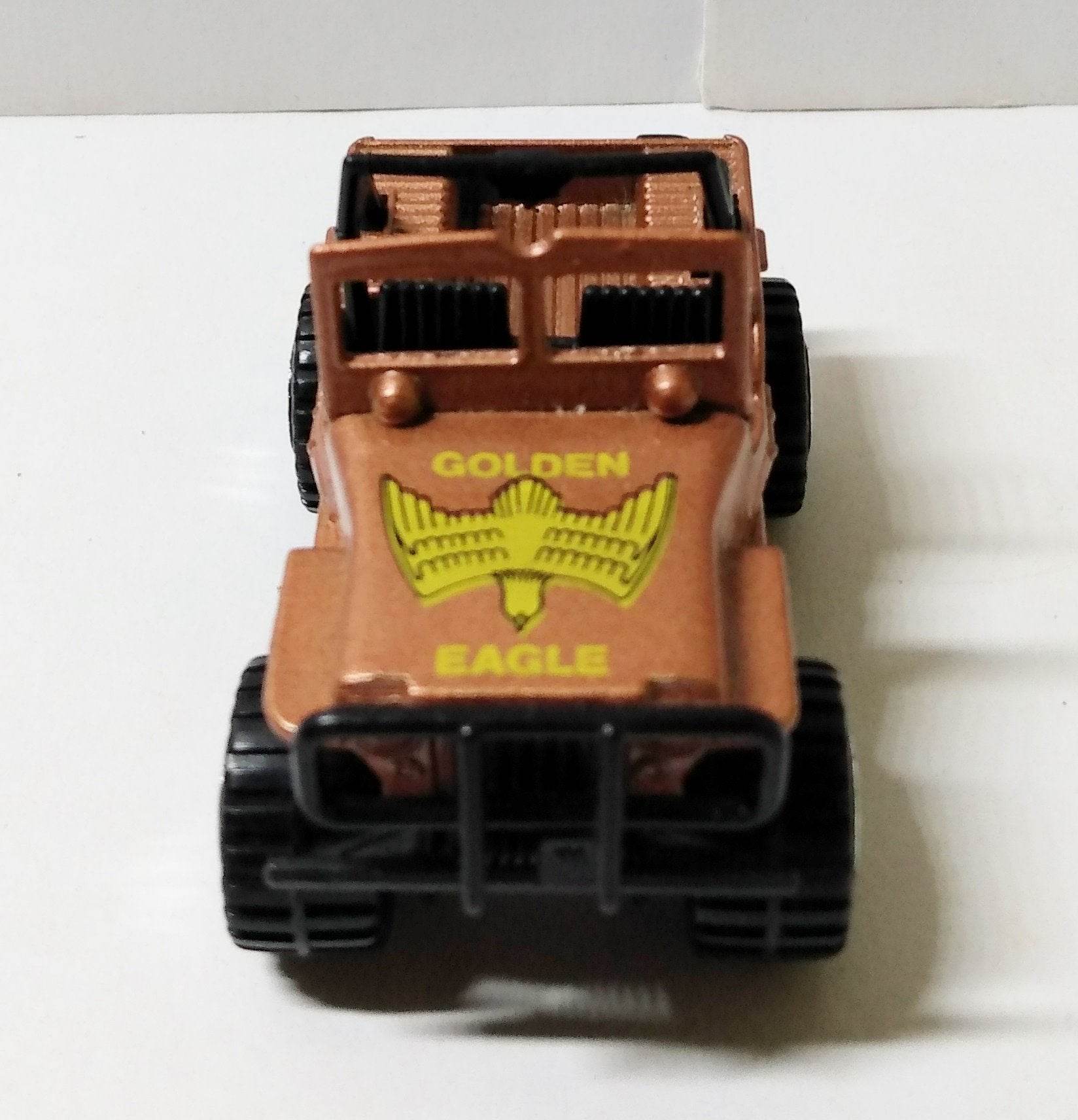 Lesney Matchbox no. 5 4x4 Jeep Off-Road Golden Eagle England 1981 - TulipStuff