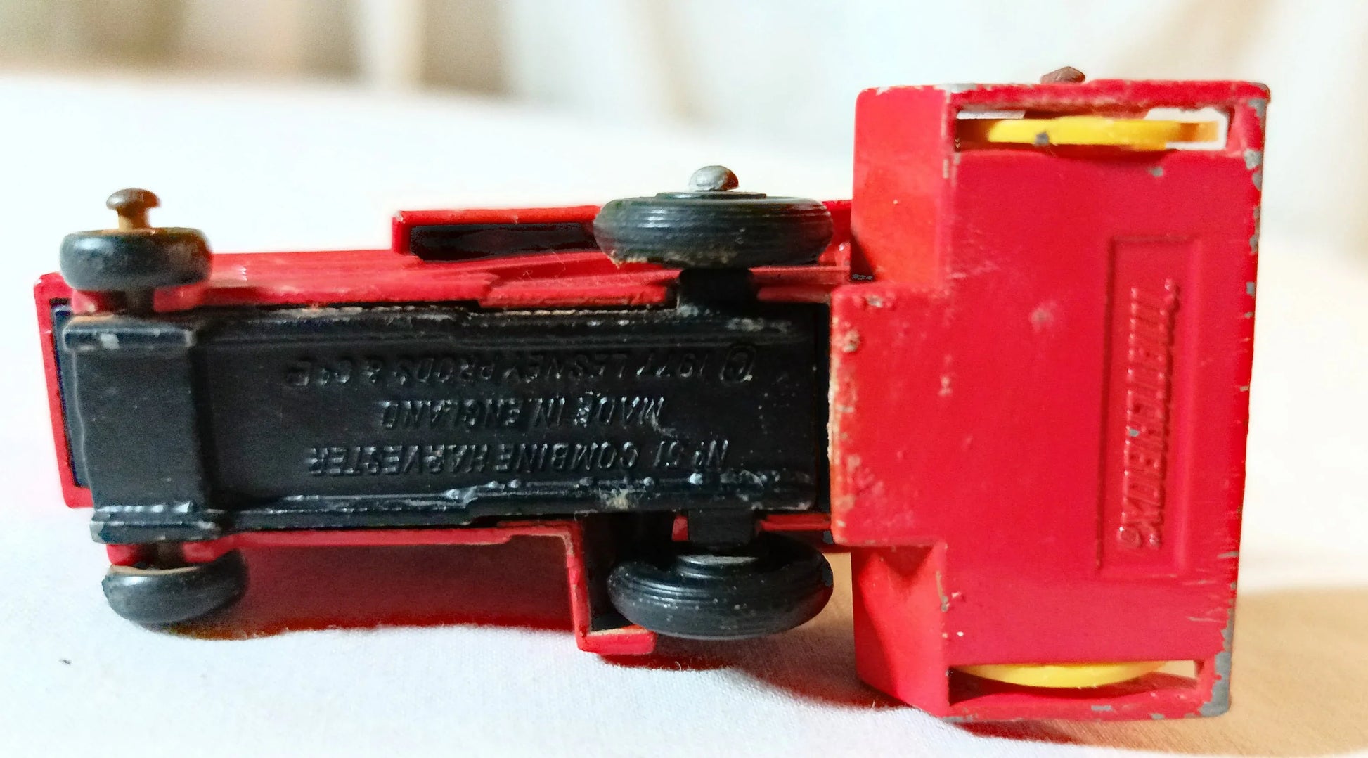 Lesney Matchbox 51 Combine Harvester Farm Toy England 1978 - TulipStuff
