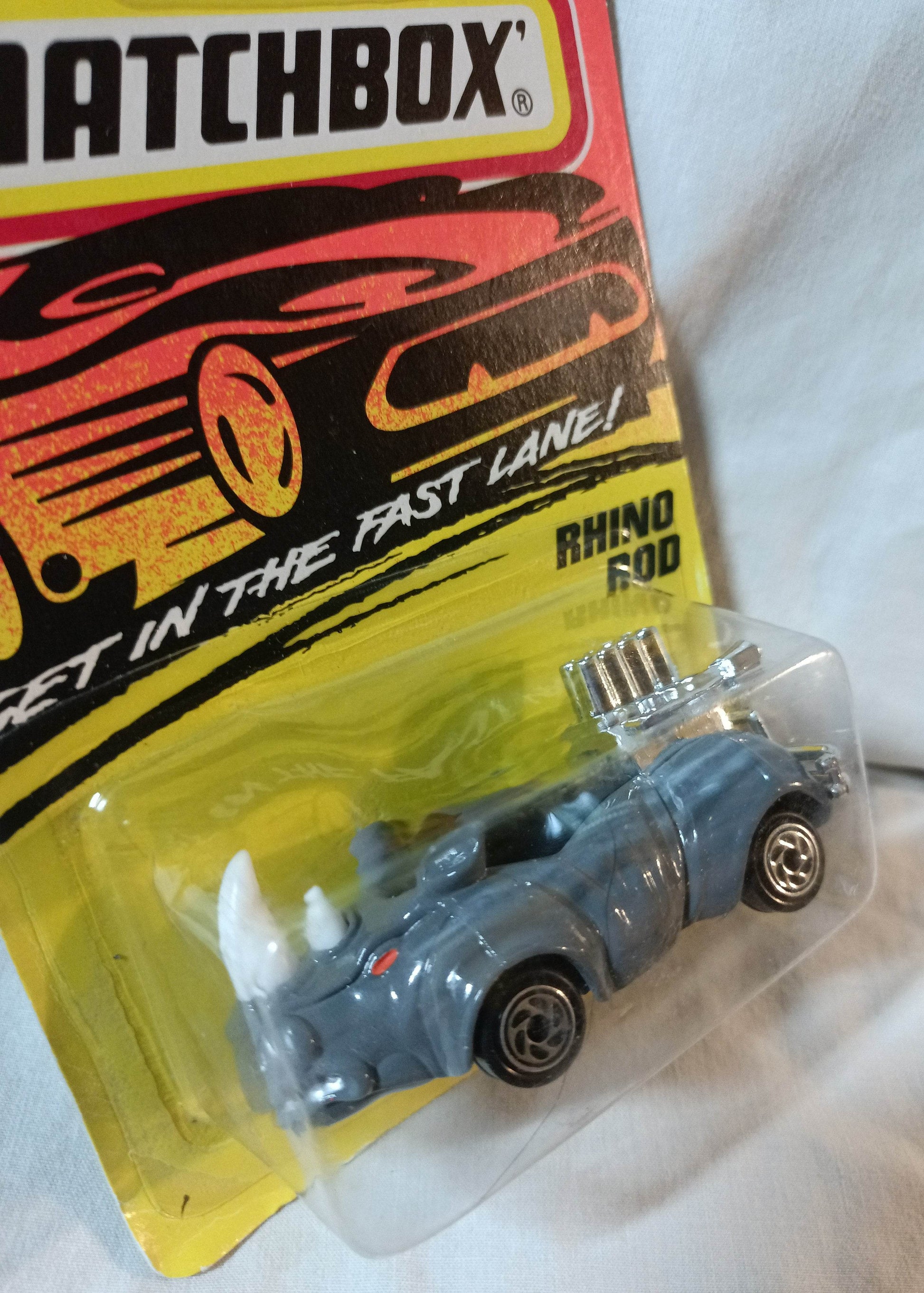 Matchbox 53 Rhino Rod Rhinoceros Animal Car 1994 - TulipStuff