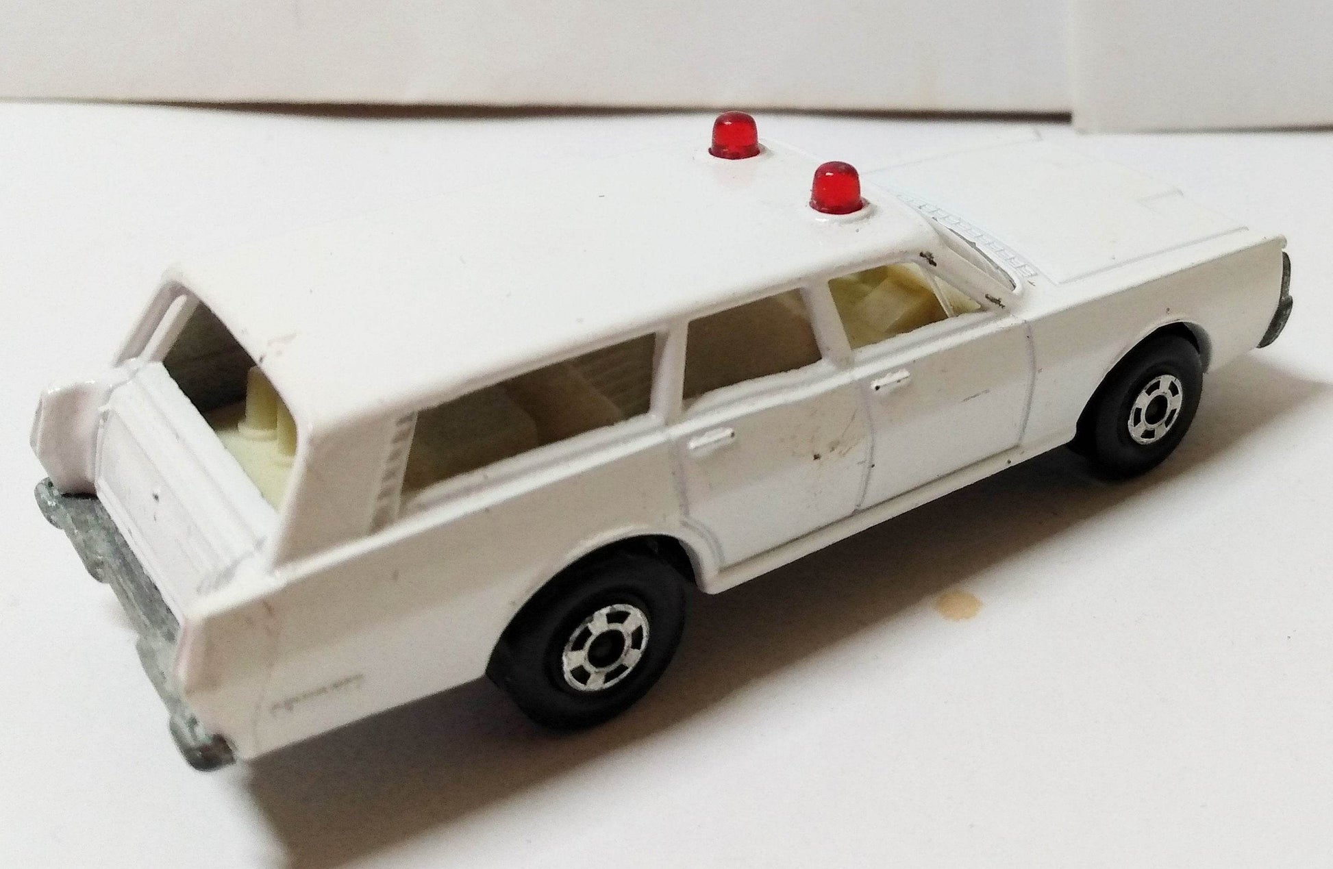 Lesney Matchbox 55 Mercury Commuter Police Station Wagon Superfast 1971 - TulipStuff