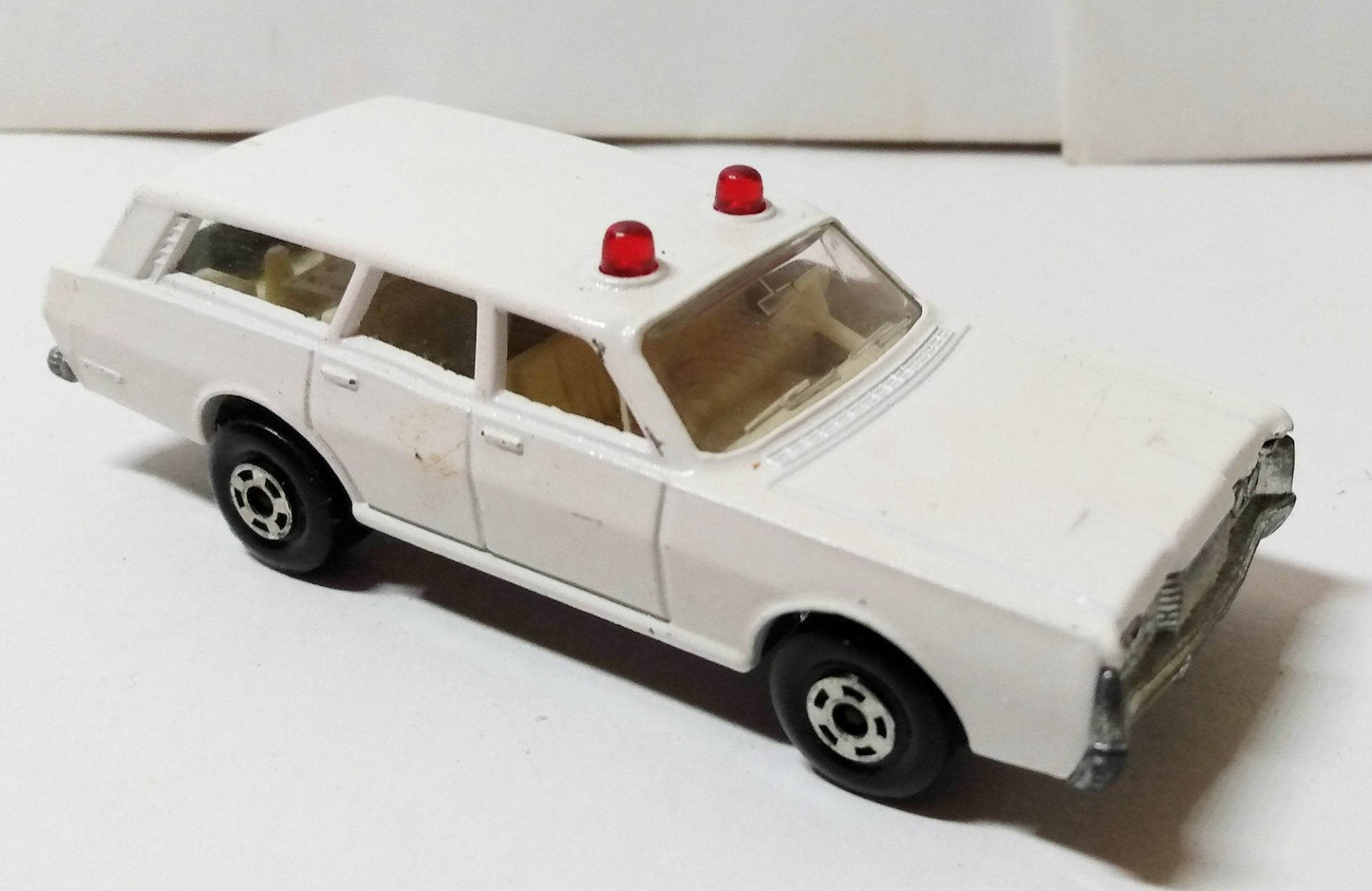 Lesney Matchbox 55 Mercury Commuter Police Station Wagon Superfast 1971 - TulipStuff
