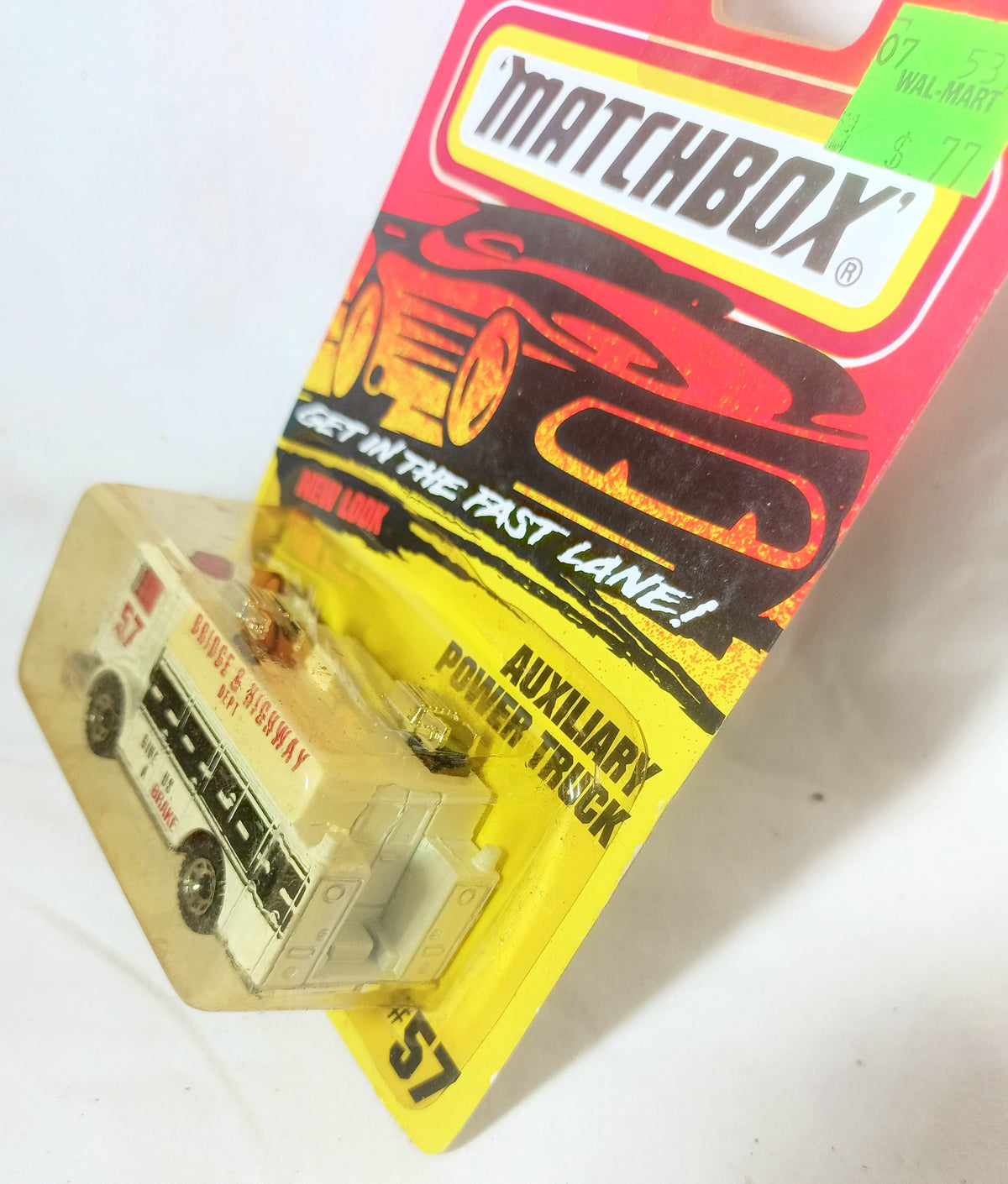 Matchbox #57 Auxiliary Power Truck Bridge & Highway White 1996 - TulipStuff
